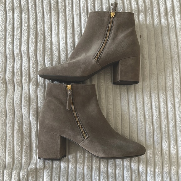 cole haan saylor suede ankle booties
